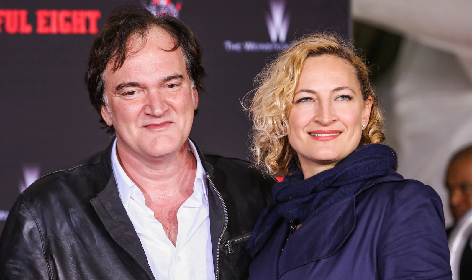 Quentin Tarantino and Zoë Bell