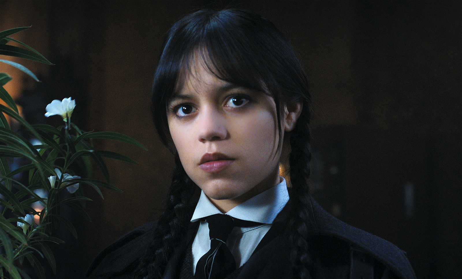 Jenna Ortega as Wednesday Addams in Wednesday