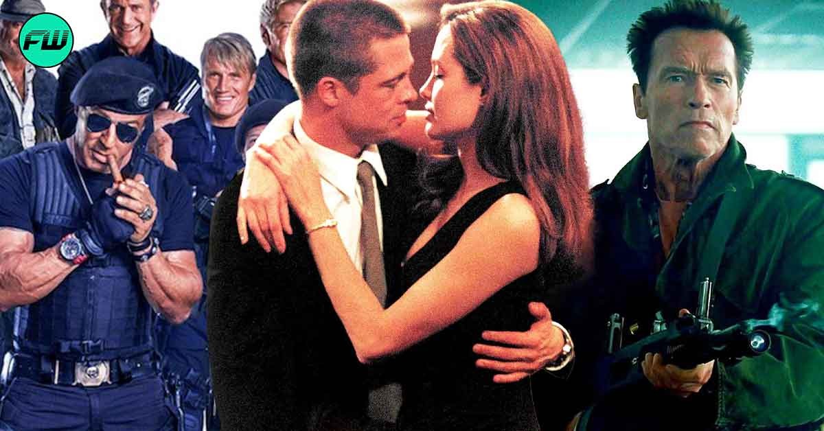 Expendables 4 Recreates Iconic Brad Pitt Angelina Jolie Moment as Arnold Schwarzenegger Officially Leaves Sylvester Stallone’s $789M Franchise