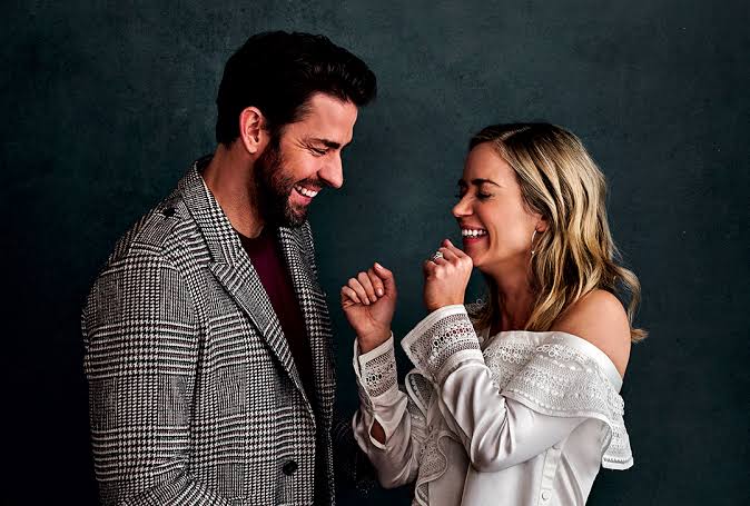 John Krasinski and Emily Blunt