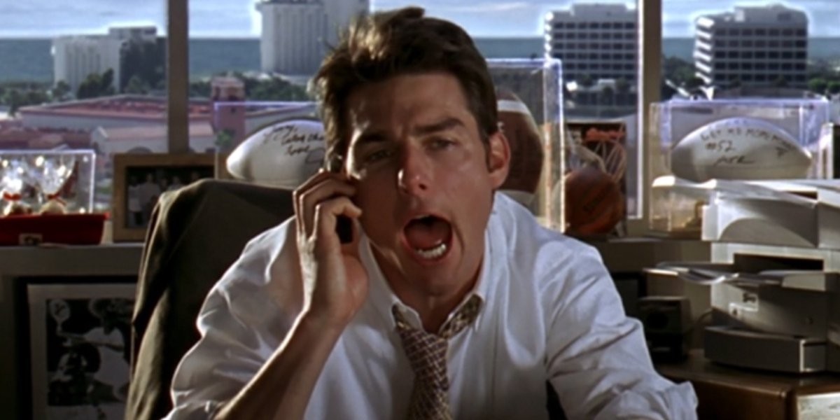 Tom Cruise in Jerry Maguire (1996)