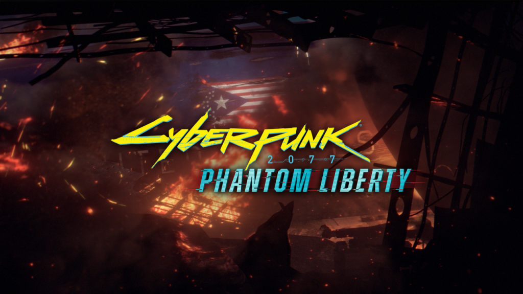 Cyberpunk 2077 Phantom Liberty Title Card 