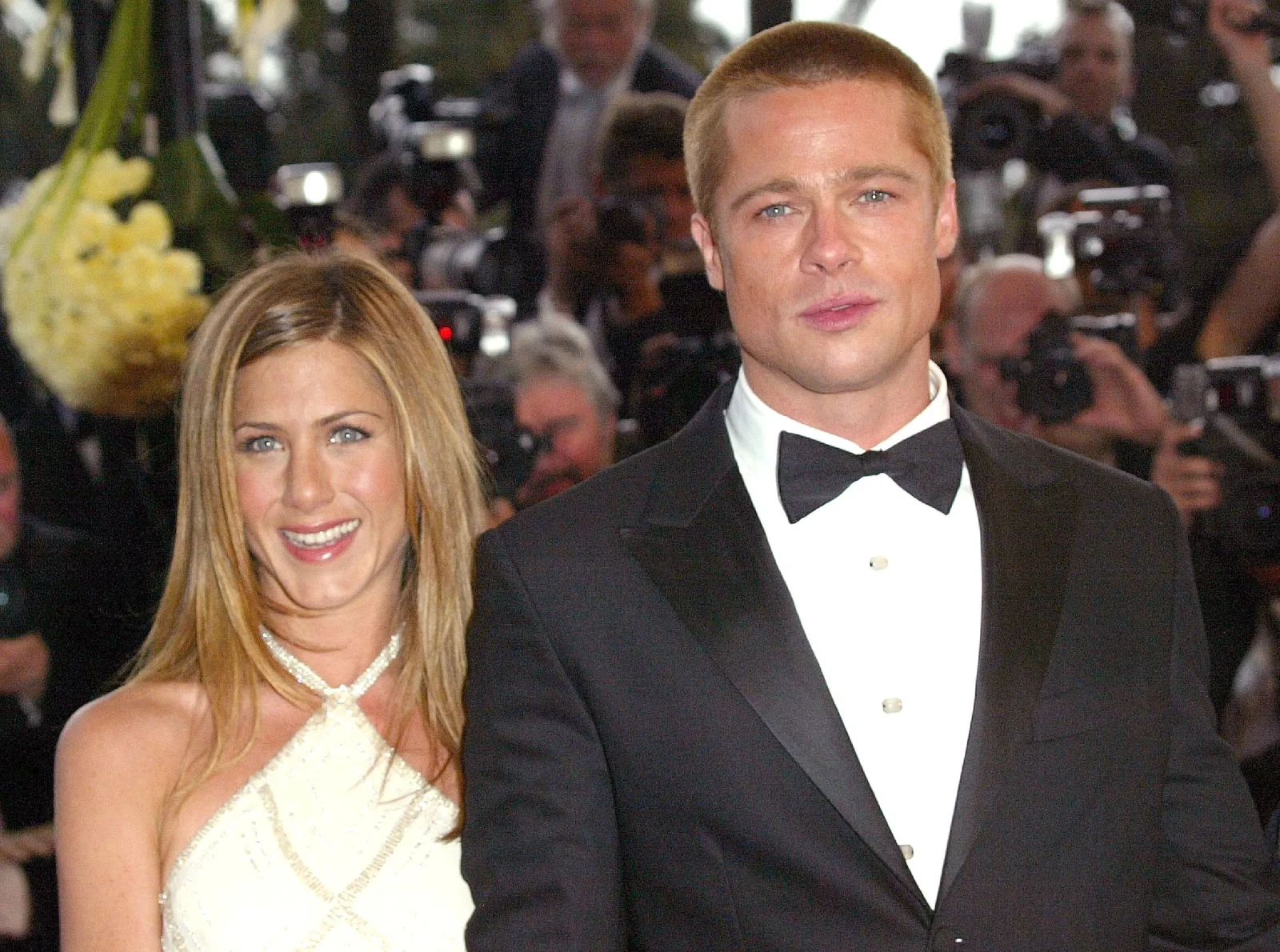 Jennifer Aniston and Brad Pitt