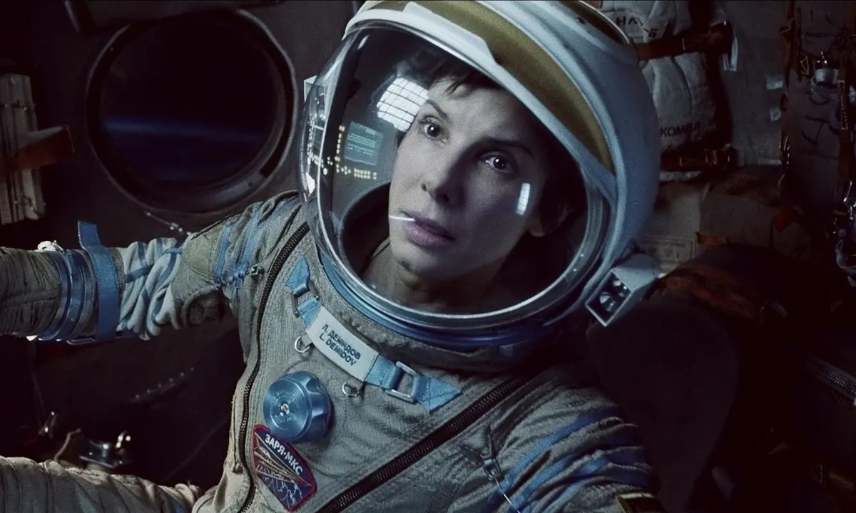 Sandra Bullock as Dr Ryan Stone