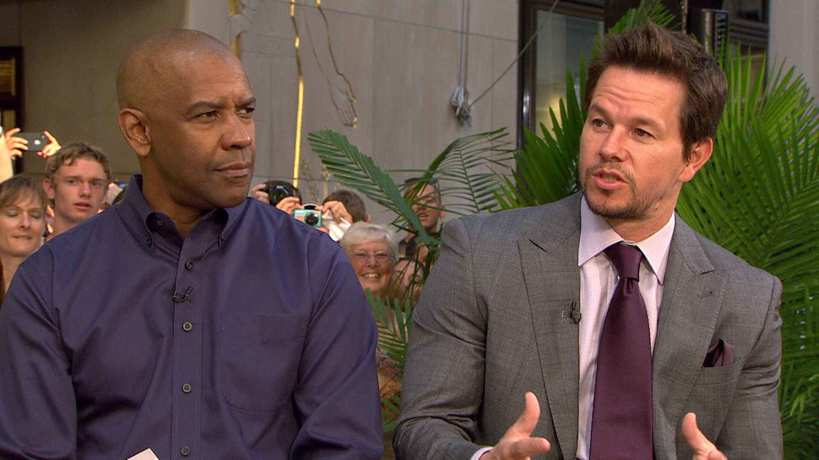 Denzel Washington and Mark Wahlberg 