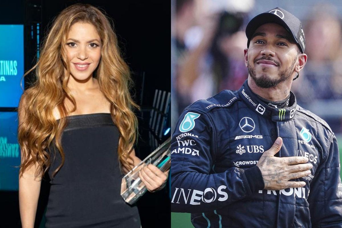 Shakira is dating Lewis Hamilton