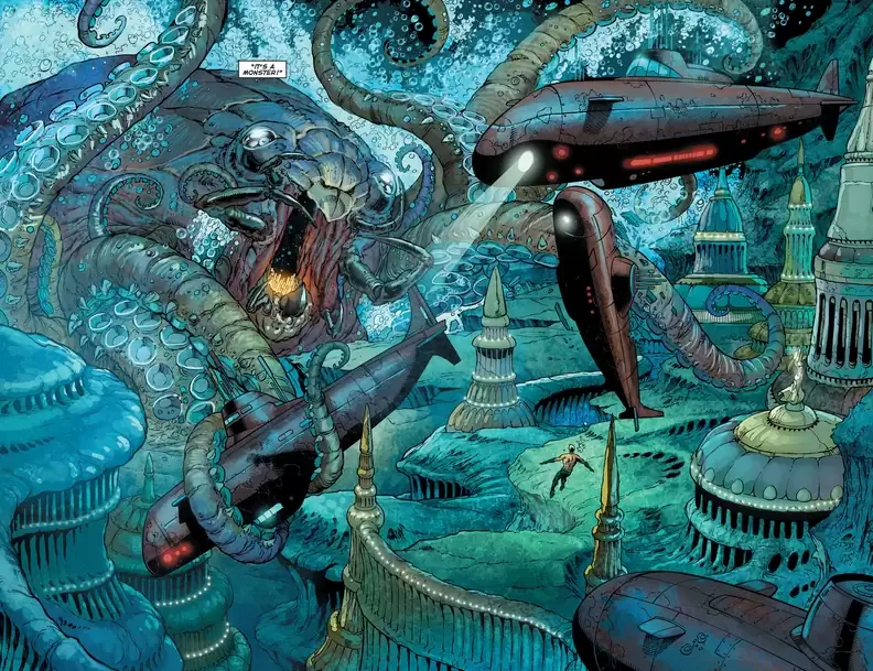 Topo is a musically gifted octopus in the Aquaman comic