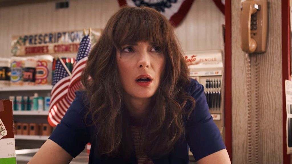 Winona Ryder in a still from Stranger Things