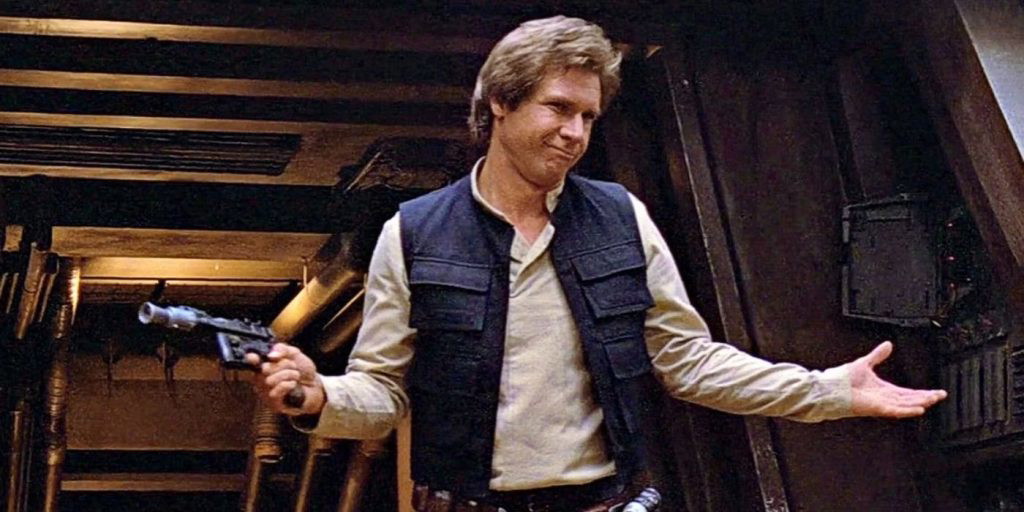 Harrison Ford as Han Solo