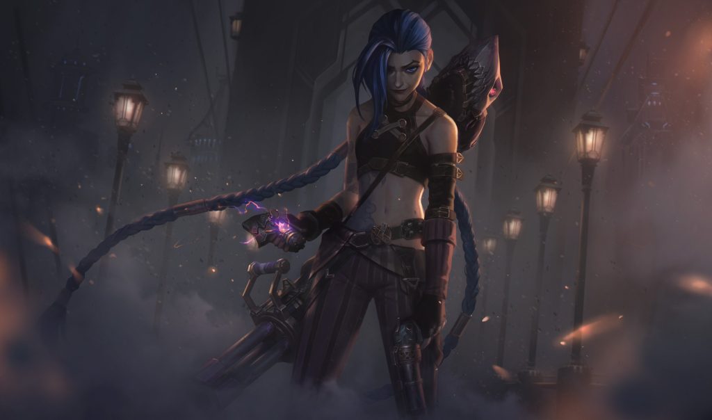 Jinx in Arcane: League of Legends.