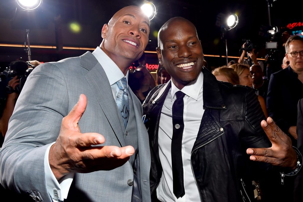 The Rock and Tyrese Gibson