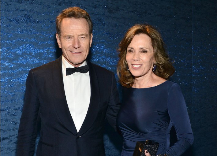 Bryan Cranston with his wife