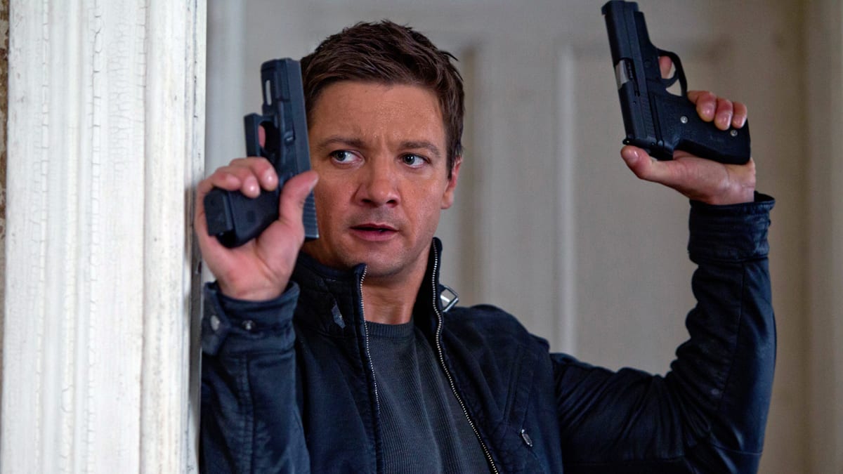 Jeremy Renner in the Bourne Legacy