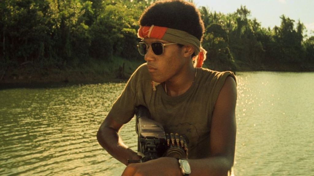 Laurence Fishburne as Mr. Clean in Apocalypse Now