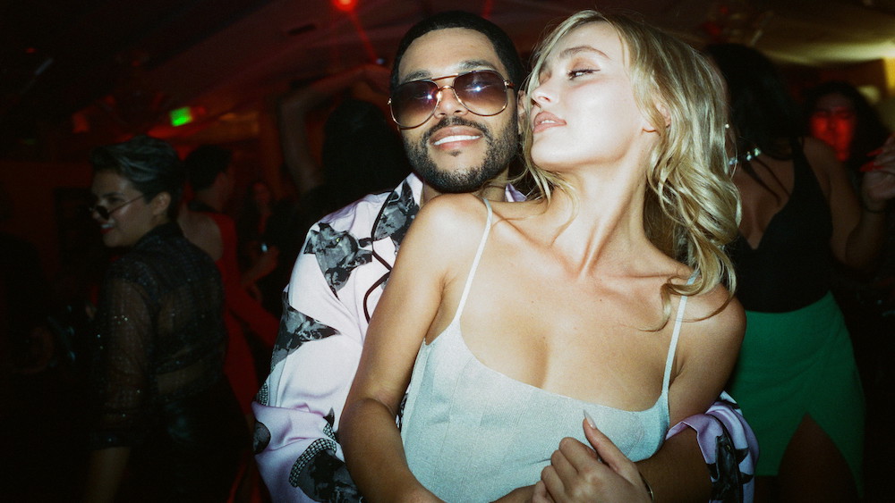 The Weeknd and Lily-Rose Depp in The Idol