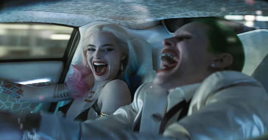 Jared Leto and Margot Robbie in Suicide Squad 