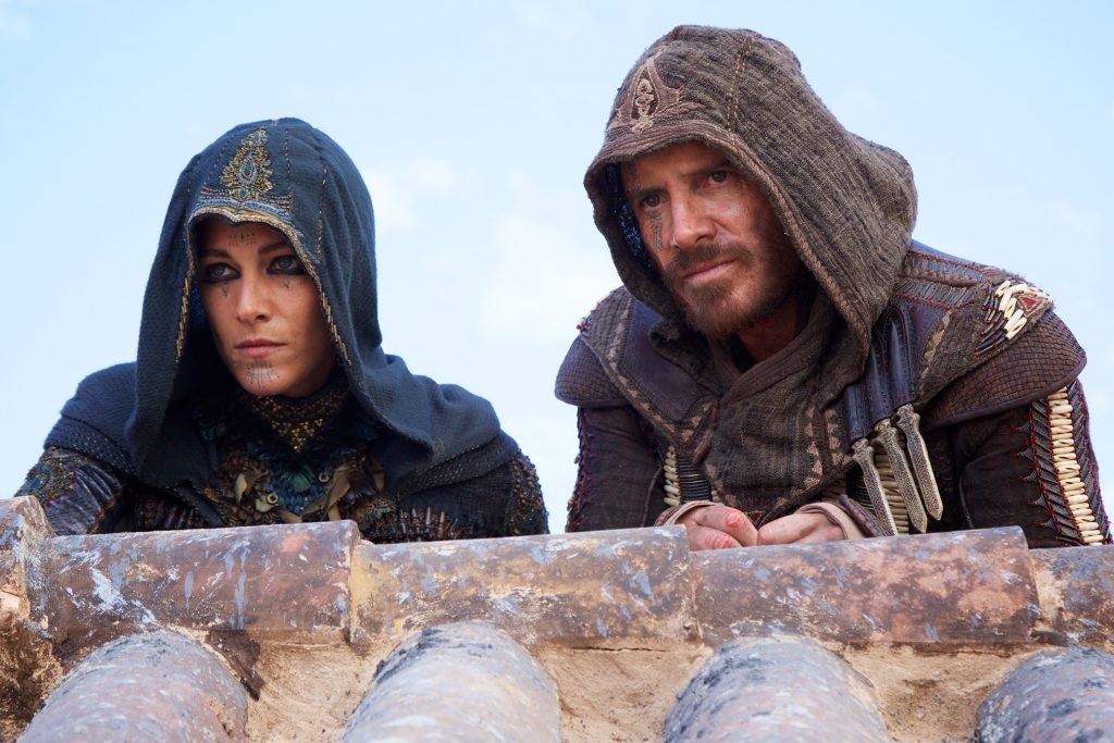 A still from the video game-based movie Assassin's Creed