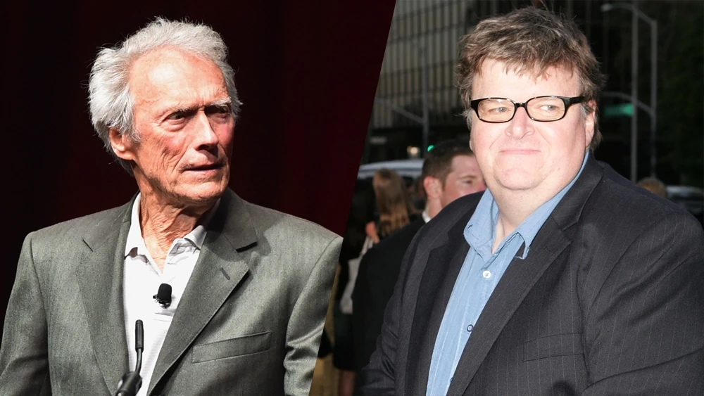 Clint Eastwood and Michael Moore