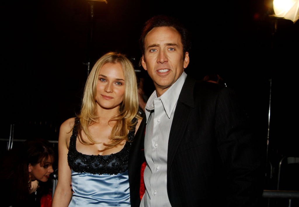 Nicolas Cage and Diane Kruger during National Treasure world premiere