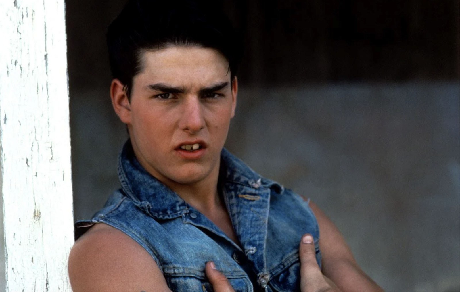 Tom Cruise in The Outsiders (1983)