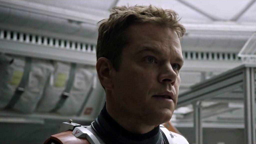 Matt Damon in Ridley Scott's The Martian