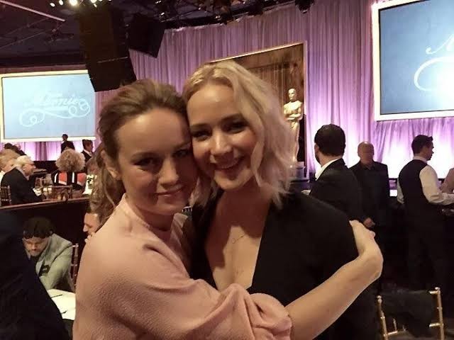 Brie Larson and Jennifer Lawrence 