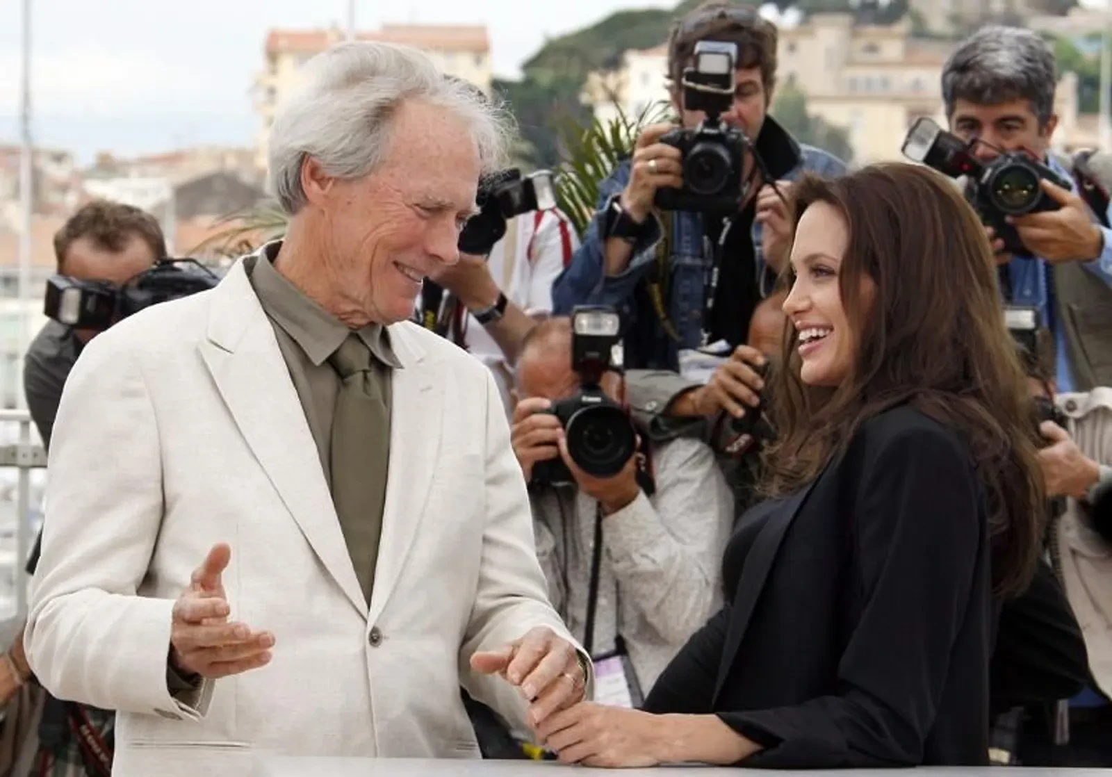 Clint Eastwood and Angelina Jolie.