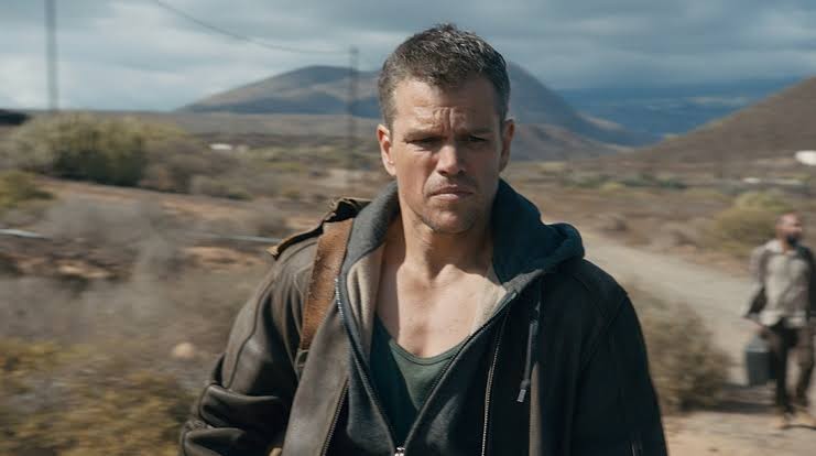 Matt Damon as Jason Bourne in The Bourne Franchise 
