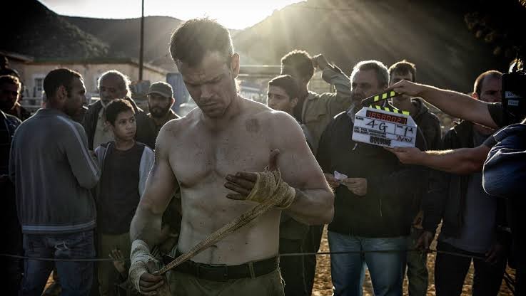 Matt Damon behind the scenes of the Jason Bourne franchise