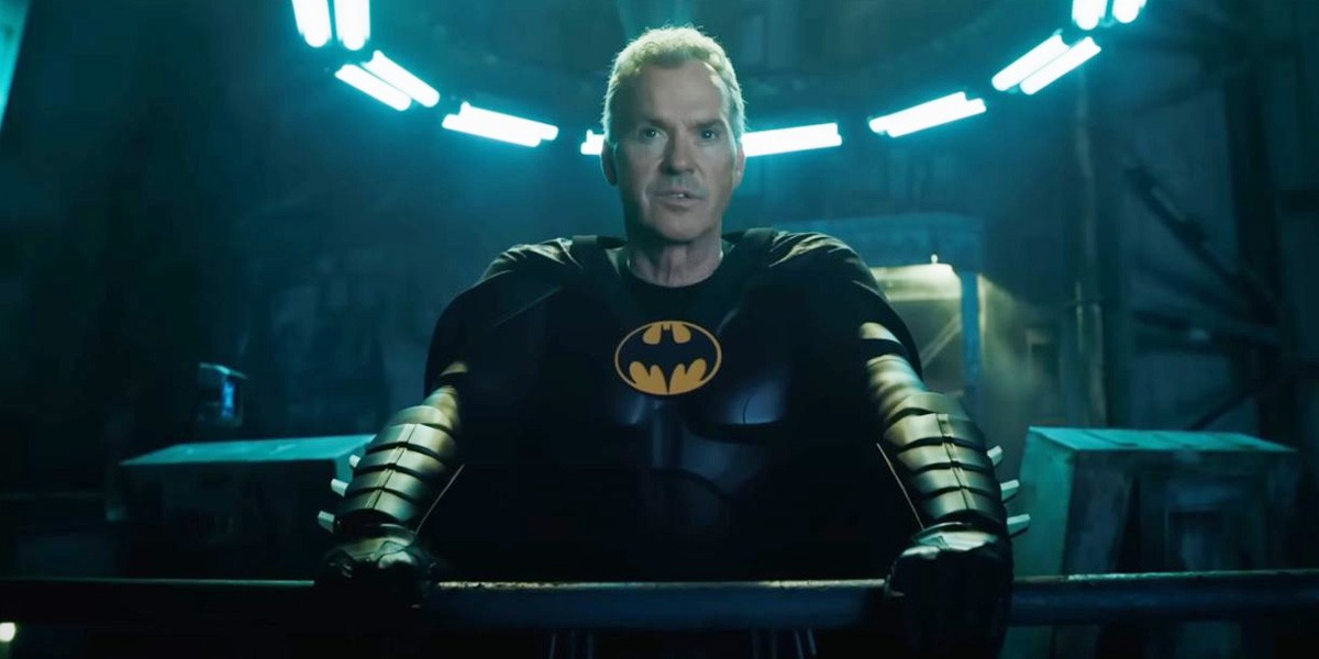 Michael Keaton as Bruce Wayne in The Flash