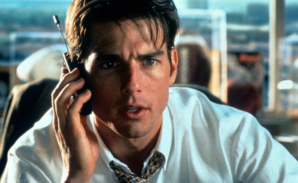 Tom Cruise in and as Jerry Maguire