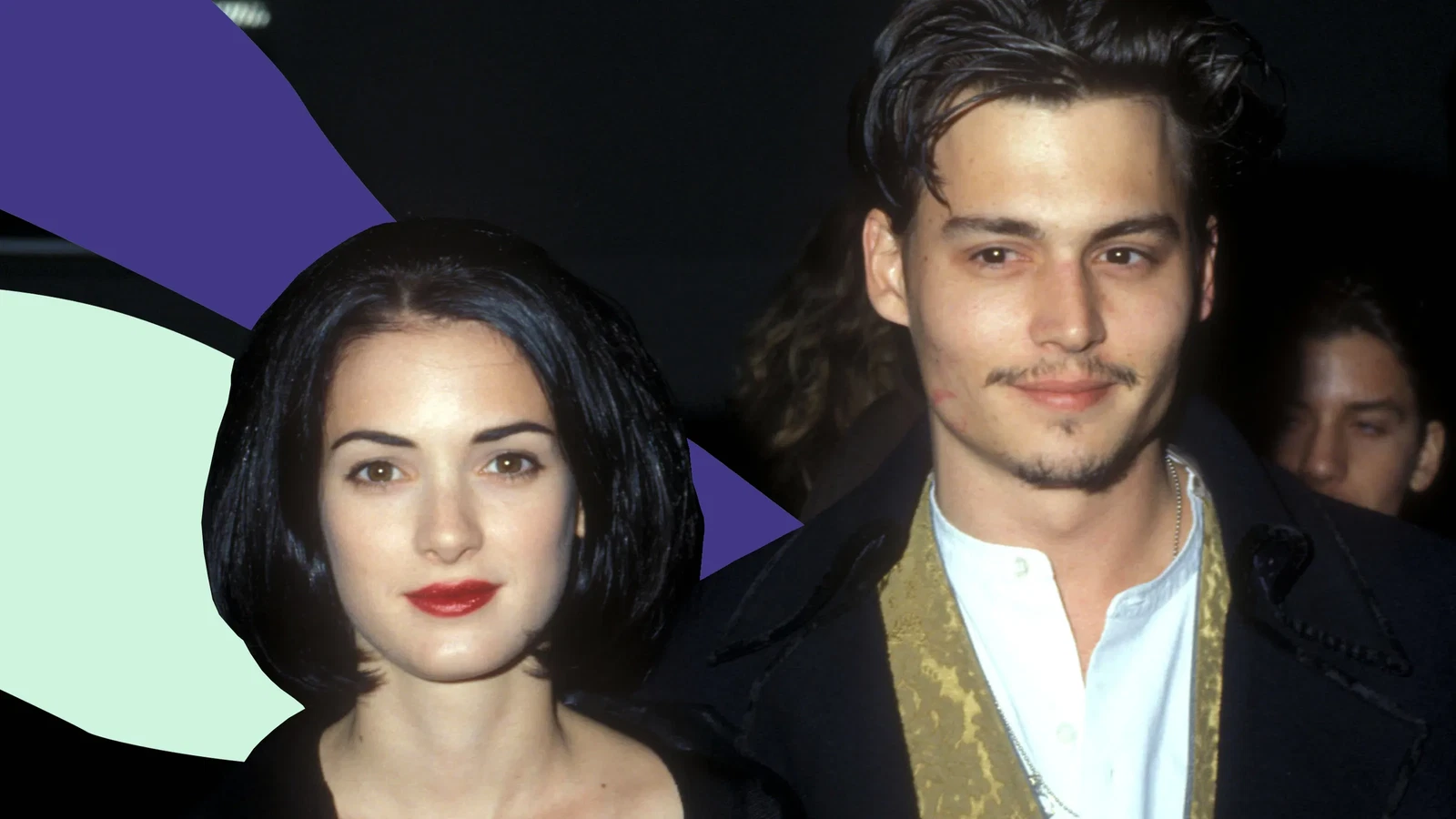 Johnny Depp and Winona Ryder in the past