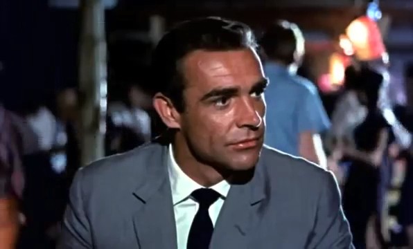 Sean Connery as James Bond in a still from Dr. No