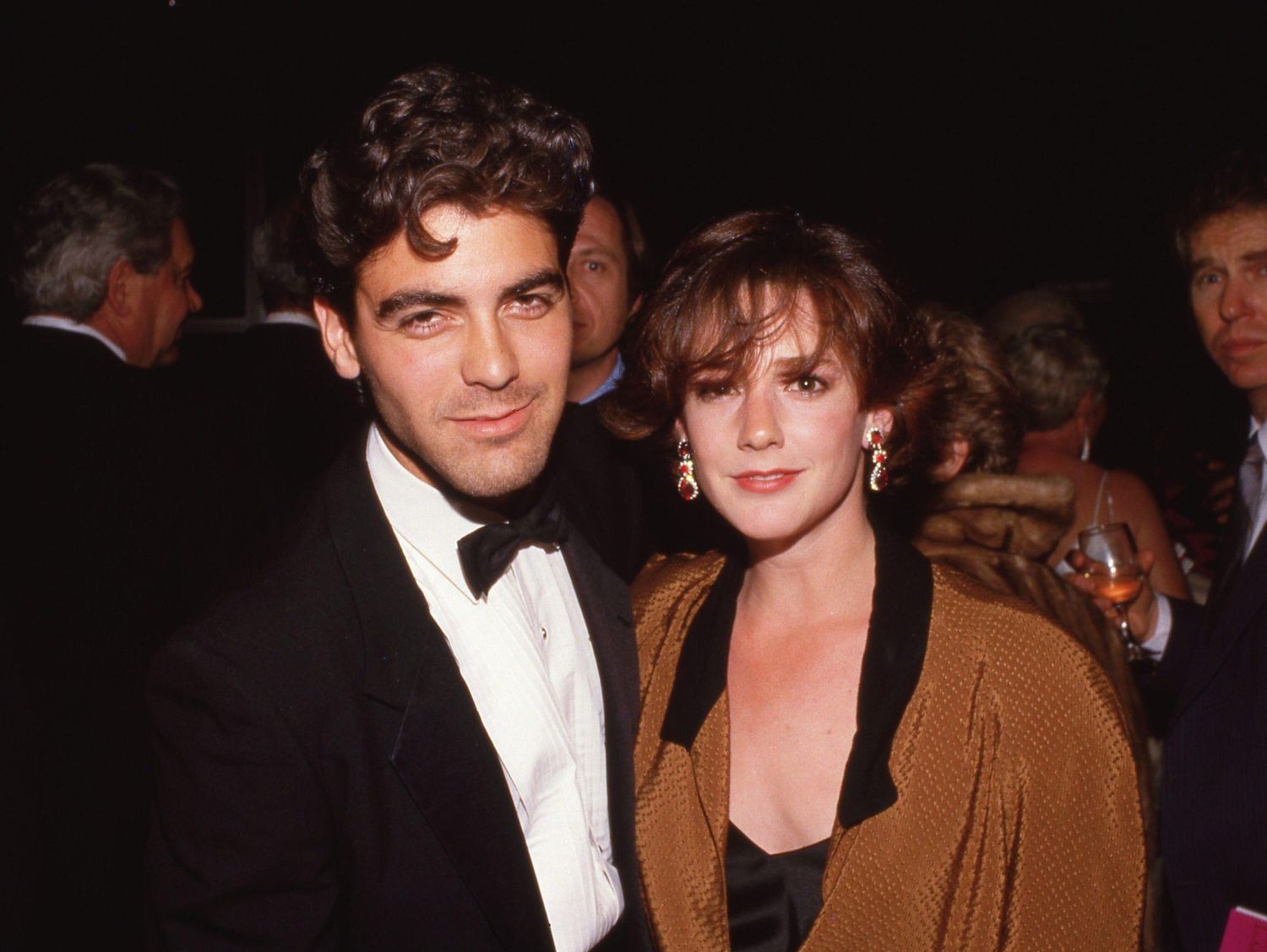 George Clooney and Talia Balsam