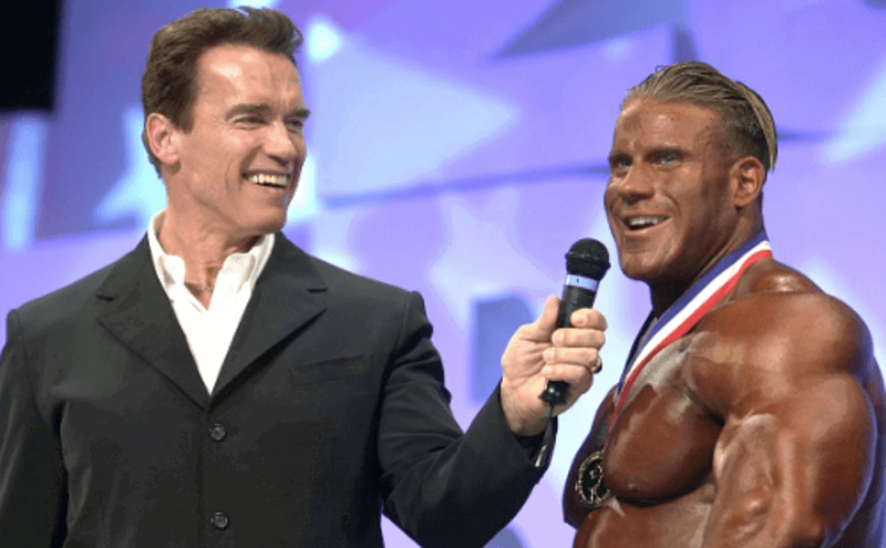 Arnold Schwarzenegger and Jay Cutler 
