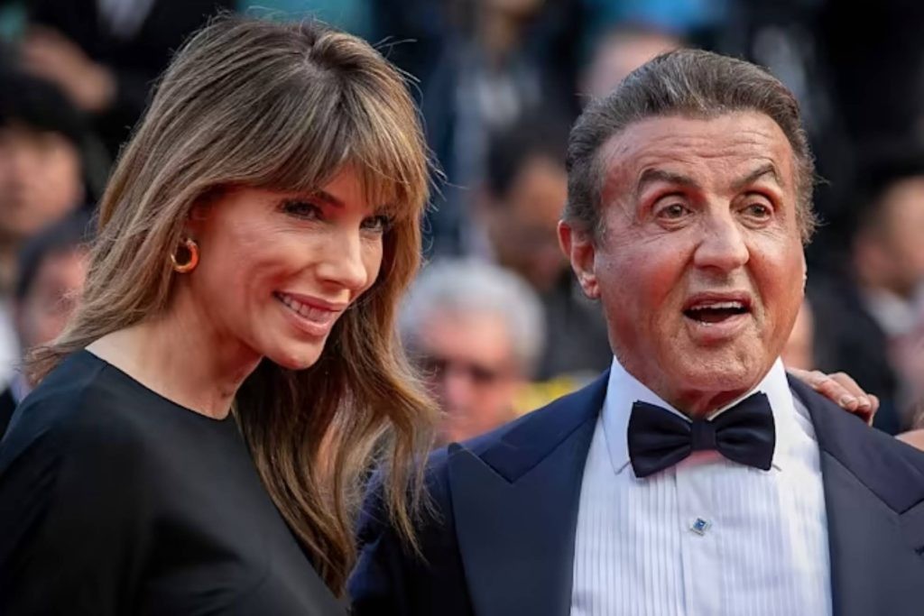 Sylvester Stallone and his wife, Jennifer Flavin Stallone
