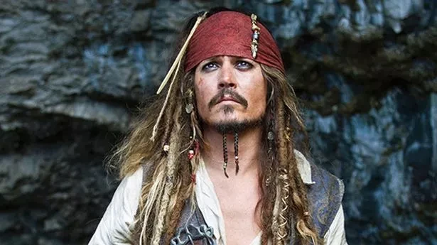 JJohnny Depp as Captain Jack Sparrow in Pirates of the Carribeanohnny Depp