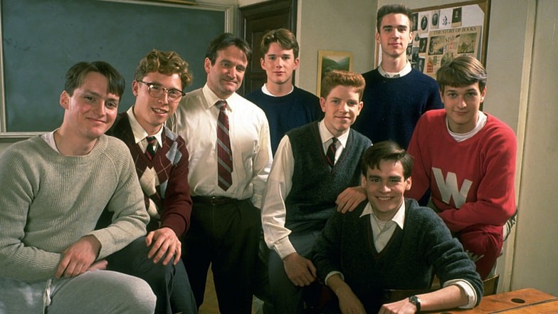 The cast of Dead Poets Society