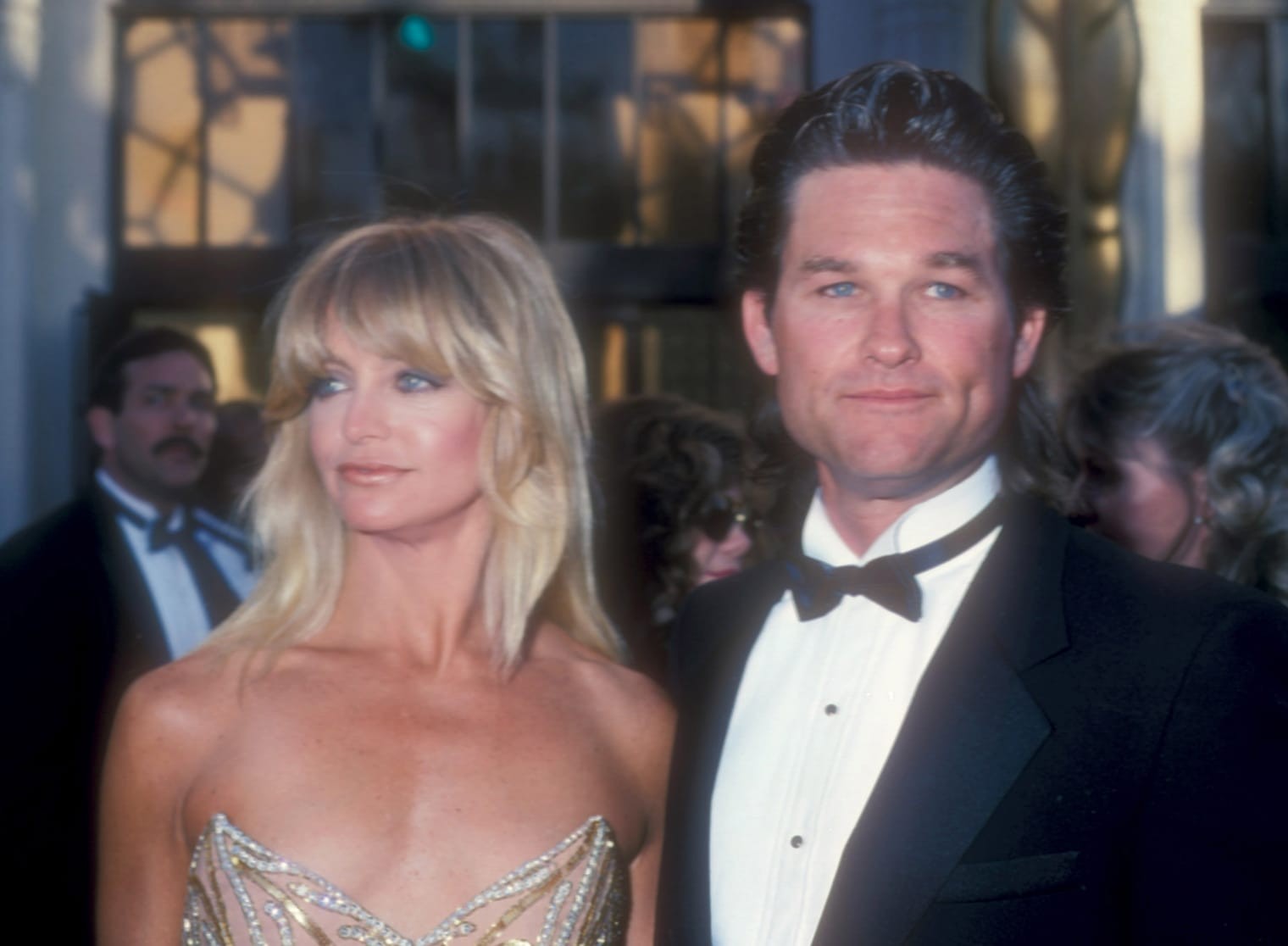 Goldie Hawn and Kurt Russell at the 1989 Oscars