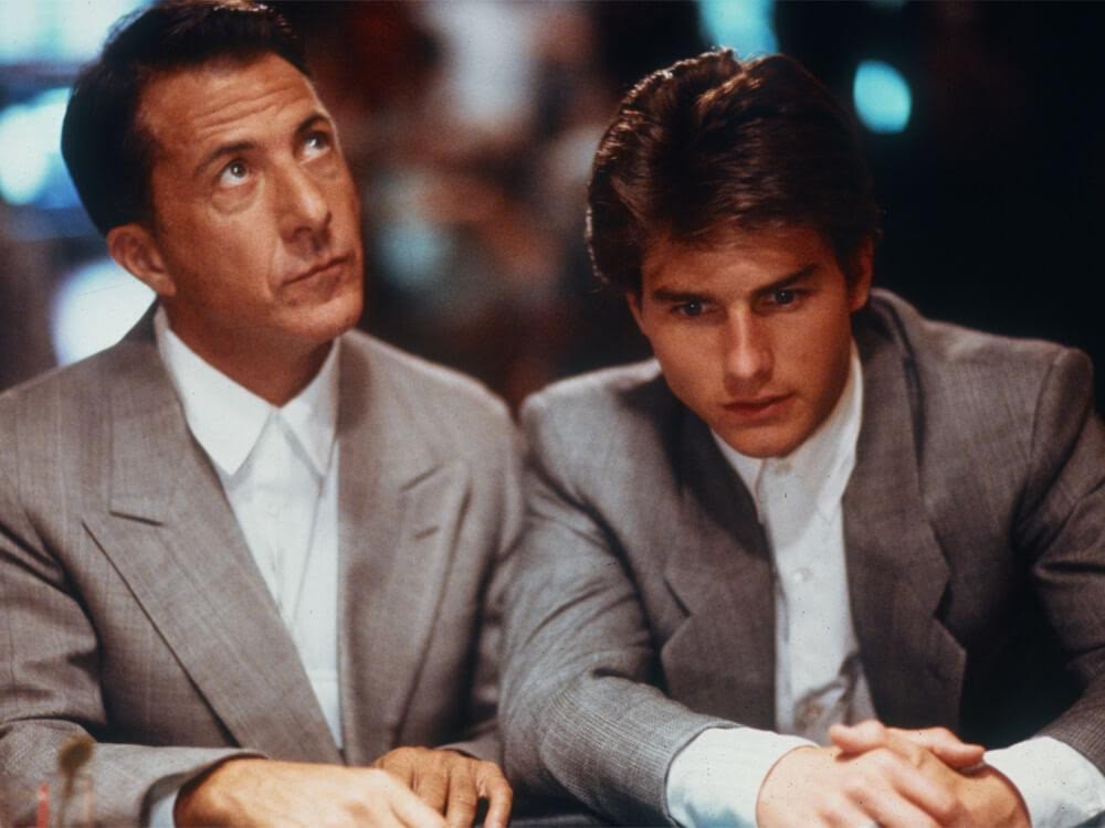 Dustin Hoffman and Tom Cruise