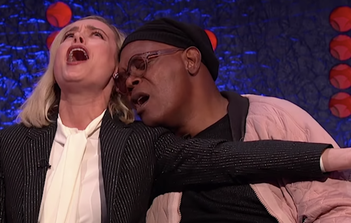 Samuel L. Jackson and Brie Larson