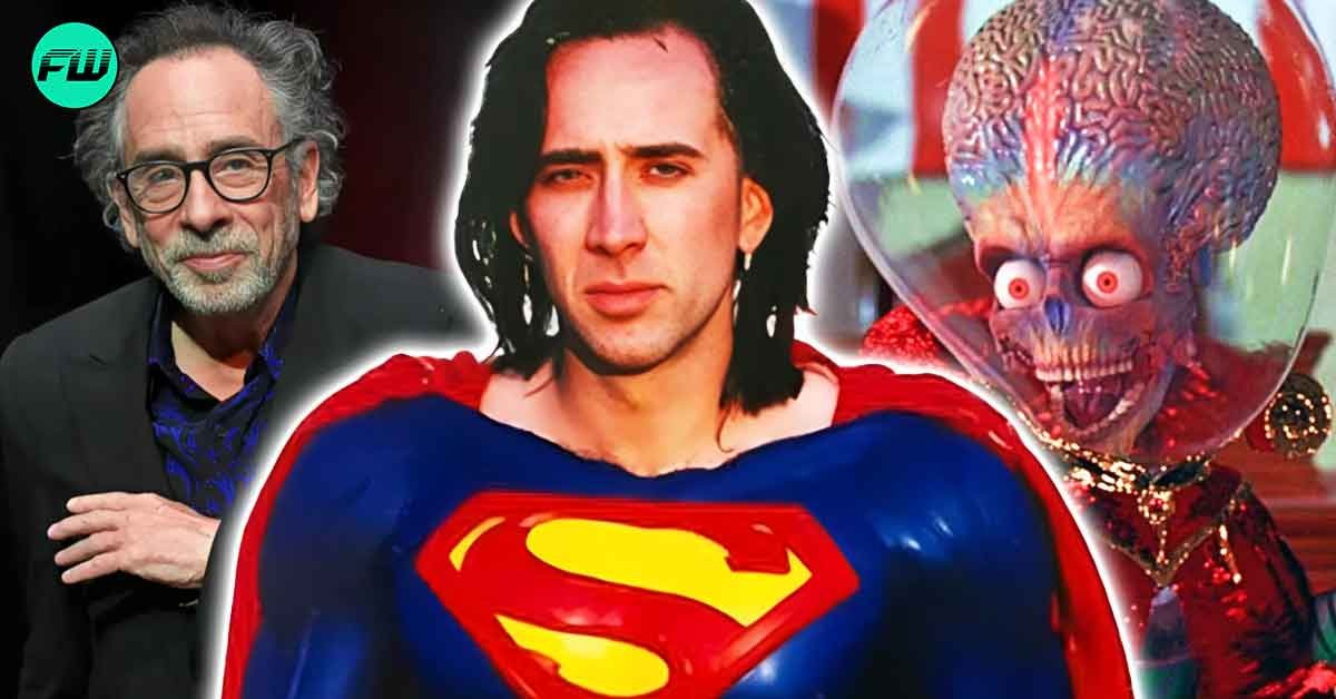 "Emo Superman, but we never got there": Nicolas Cage Blames Tim Burton's Disaster Movie 'Mars Attack' For His Cancelled Superman Movie