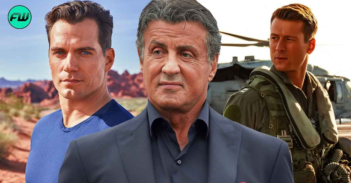 "Just get your forearms and traps to bulge": Sylvester Stallone Saved $5M Henry Cavill Movie, Helped Top Gun 2 Star Glen Powell Gain Massive Physique