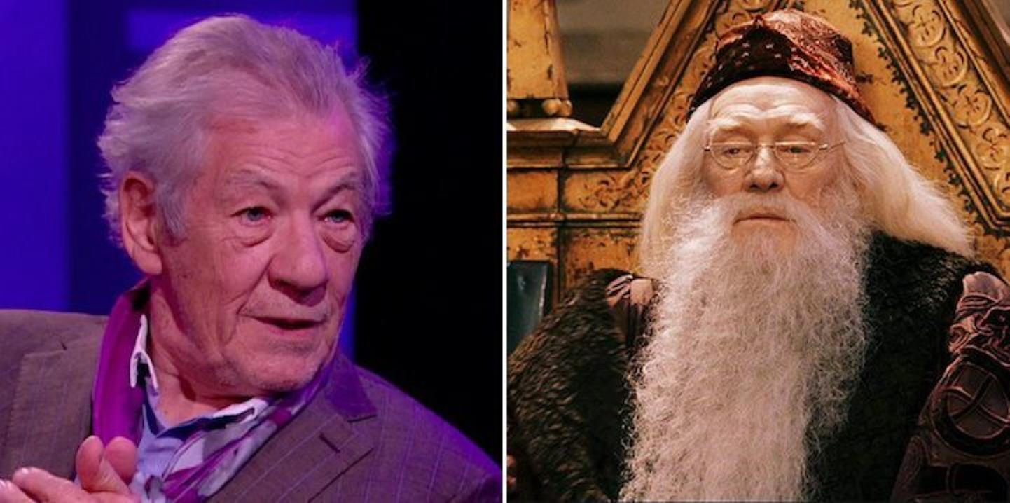 McKellen declined the role of Dumbledore because of Richard Harris 