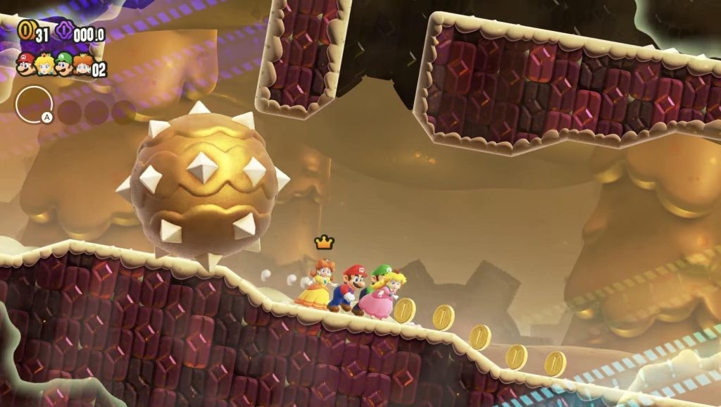 Super Mario Bros. Wonder has four player co-op!