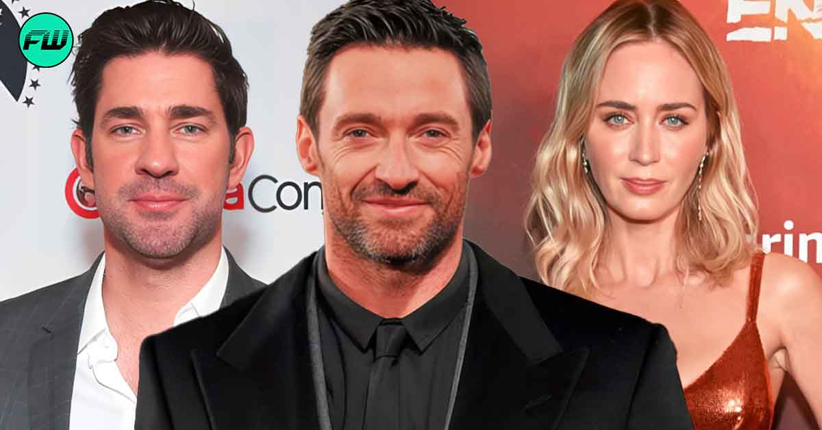 "Don't make me think I can hurt you": Hugh Jackman Made John Krasinski Feel Insecure After Getting Intimate With Emily Blunt in Public