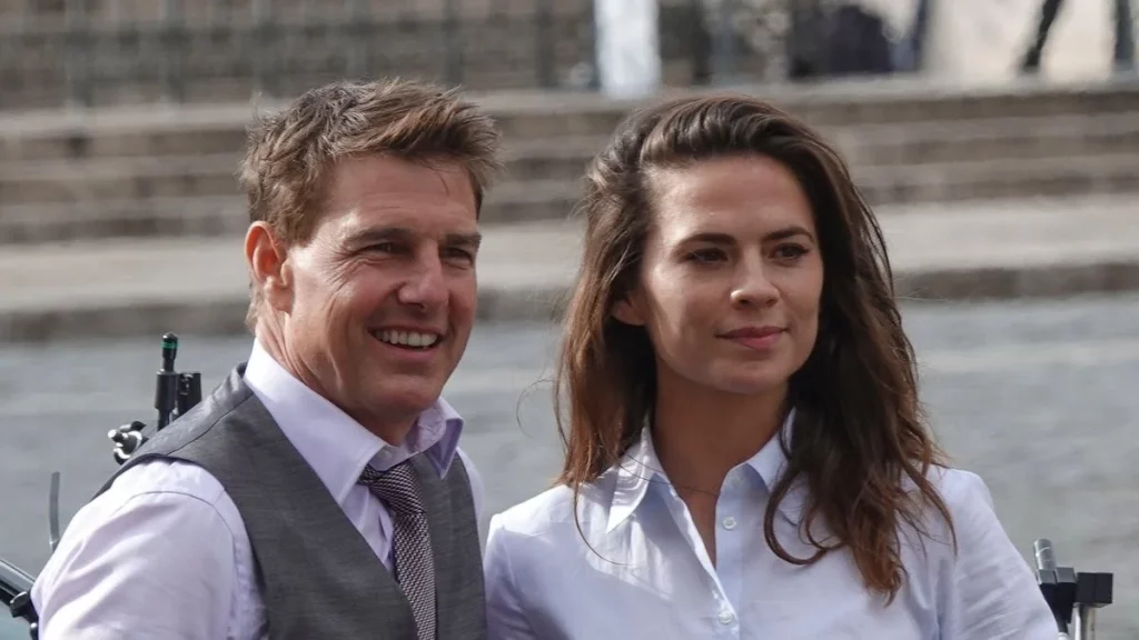 Hayley Atwell and Tom Cruise