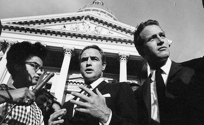 Marlon Brando and Paul Newman