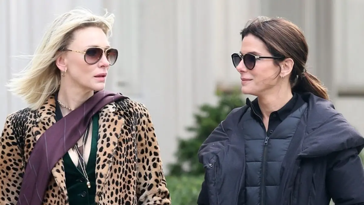 Cate Blanchett and Sandra Bullock starred together in Ocean's 8