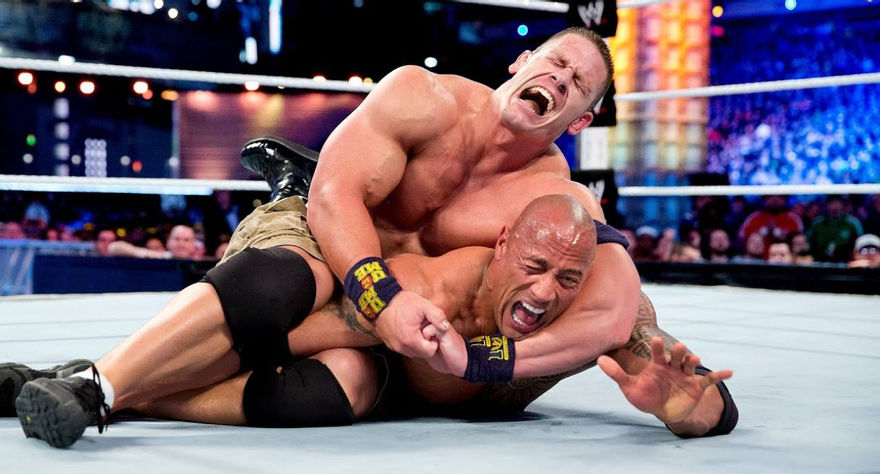 John Cena brutally defeated Dwayne Johnson